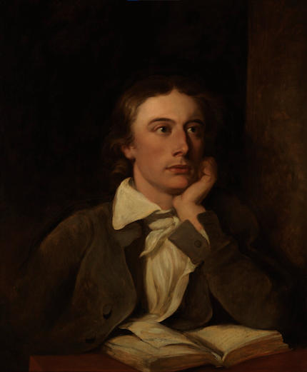 Il poeta John Keats, ritratto da William Hilton (1786–1839) - Immagine in pubblico dominio, fonte Wikimedia Commons, utente Hohum