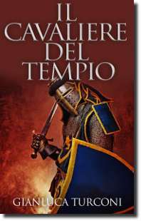 La copertina de "Il Cavaliere del Tempio", romanzo science fantasy di Gianluca Turconi