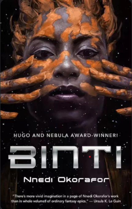 "Binti" di Nnedi Okorafor - Immagine utilizzata per uso di critica o di discussione ex articolo 70 comma 1 della legge 22 aprile 1941 n. 633, fonte Internet