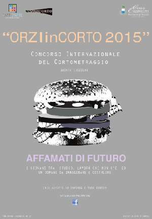 Locandina del Concorso Internazionale per cortometraggi "Orzincorto 2015"