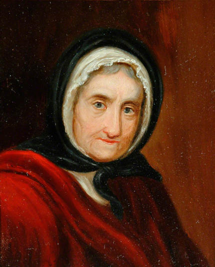 Ritratto di Madre Shipton attualmente conservato alla Mercer Art Gallery, Harrogate, North Yorkshire, Inghilterra - Immagine in pubblico dominio, fonte Wikimedia Commons, utente Storye book